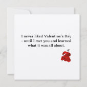 Bonne carte de Saint-Valentin (Dos)