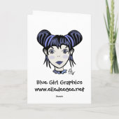 Bonne carte de sorcière Halloween (Dos)