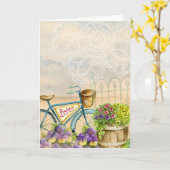 Bonne carte de souvenirs d'aquarelle d'anniversair (Fleur jaune)