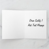 Bonne carte de test de conduite masculine passée (Intérieur)