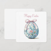 Bonne carte de vacances à Pâques (Devant / Derrière)