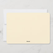 Bonne carte de vacances d'anniversaire (Dos)