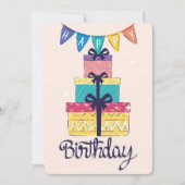 Bonne carte de vacances d'anniversaire (Devant)