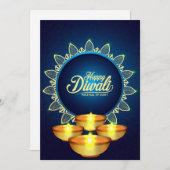 Bonne carte de vacances Diwali (Devant / Derrière)