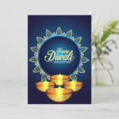 Bonne carte de vacances Diwali (Debout devant)