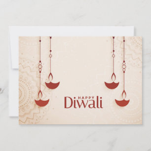 Bonne carte de vacances Diwali