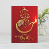 Bonne carte de vacances Diwali (Debout devant)