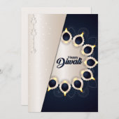 Bonne carte de vacances Diwali (Devant / Derrière)