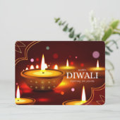 Bonne carte de vacances Diwali (Debout devant)