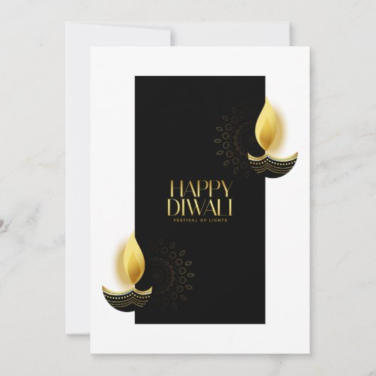 Bonne carte de vacances Diwali (Devant)