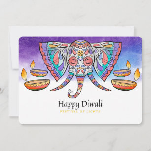 Bonne carte de vacances Diwali