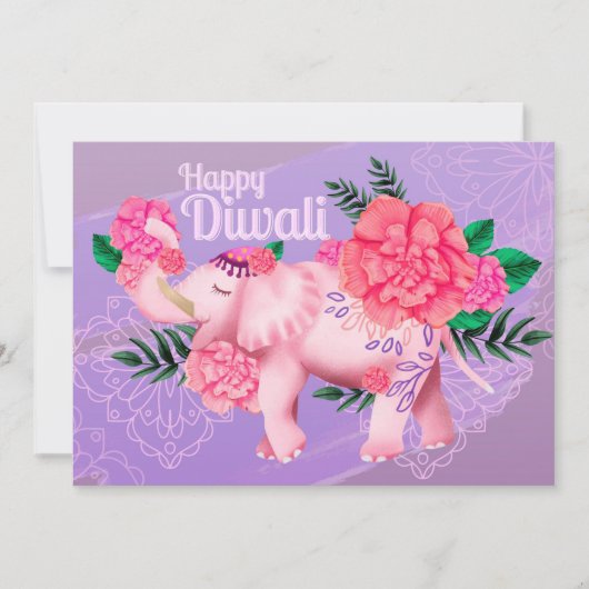 Bonne carte de vacances Diwali (Devant)