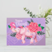 Bonne carte de vacances Diwali (Debout devant)