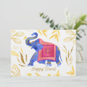 Bonne carte de vacances Diwali (Debout devant)