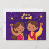 Bonne carte de vacances Diwali (Devant)