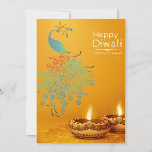 Bonne carte de vacances Diwali (Devant)