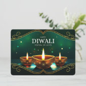 Bonne carte de vacances Diwali (Debout devant)