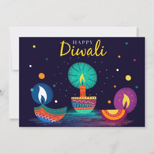 Bonne carte de vacances Diwali (Devant)