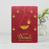Bonne carte de vacances Diwali (Debout devant)