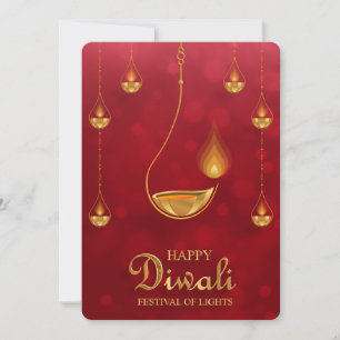 Bonne carte de vacances Diwali