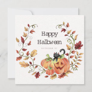 Bonne carte de vacances Halloween