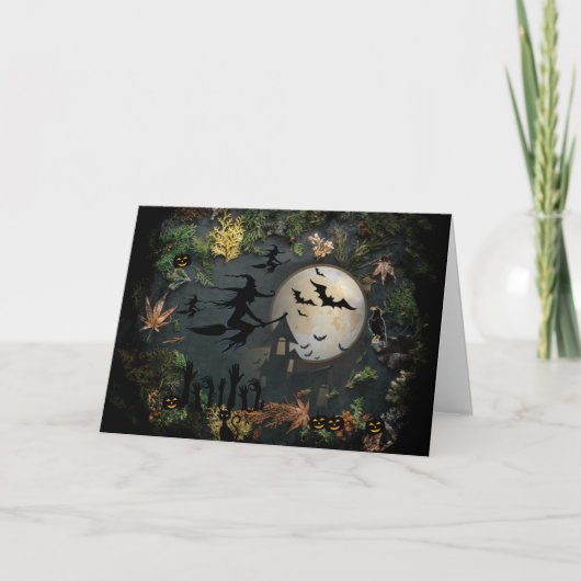 Bonne carte de vacances Halloween (Devant)