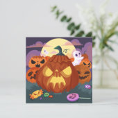Bonne carte de vacances Halloween (Debout devant)