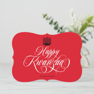 Bonne carte de vacances Kwanzaa