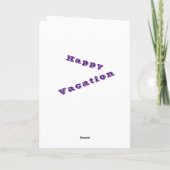 Bonne carte de vacances Lac Sunset Relax (Dos)