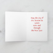 Bonne carte de vacances, ligne parakeet (Intérieur)