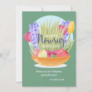 Bonne carte de vacances Nowruz