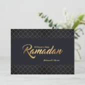 Bonne carte de vacances Ramadan (Debout devant)