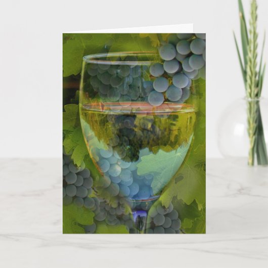 Bonne carte de vin d'anniversaire ! (Devant)