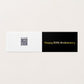 Bonne carte de voeux 50e anniversaire (Outside Unfolded)