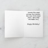 Bonne carte de voeux Anniversaire (Intérieur)