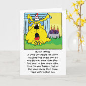 Bonne carte de voeux Anniversaire (Fleur jaune)