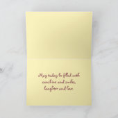 Bonne carte de voeux Anniversaire Sunshine Hills (Intérieur)