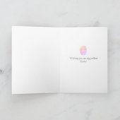 Bonne carte de voeux aux oeufs Pastel de Pâques (Intérieur)