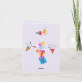 Bonne carte de voeux d'anniversaire (Dos)