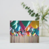 Bonne carte de voeux d'anniversaire (Debout devant)