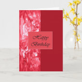 Bonne carte de voeux d'anniversaire (Fleur jaune)