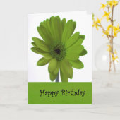 Bonne carte de voeux d'anniversaire (Fleur jaune)