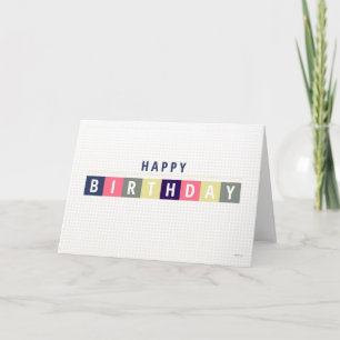 Bonne carte de voeux d'anniversaire