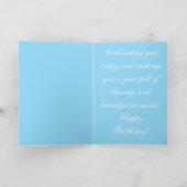 Bonne carte de voeux d'anniversaire (Intérieur)