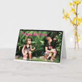 Bonne carte de voeux d'anniversaire (Fleur jaune)