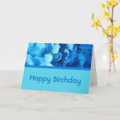 Bonne carte de voeux d'anniversaire (Fleur jaune)