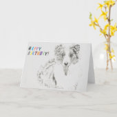 Bonne carte de voeux d'anniversaire (Fleur jaune)