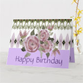 Bonne carte de voeux d'anniversaire (Fleur jaune)
