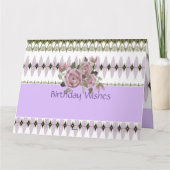 Bonne carte de voeux d'anniversaire (Dos)
