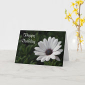 Bonne carte de voeux d'anniversaire (Fleur jaune)